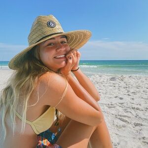 L.A HEARTS Yellow Ribbed Triangle Bikini Top